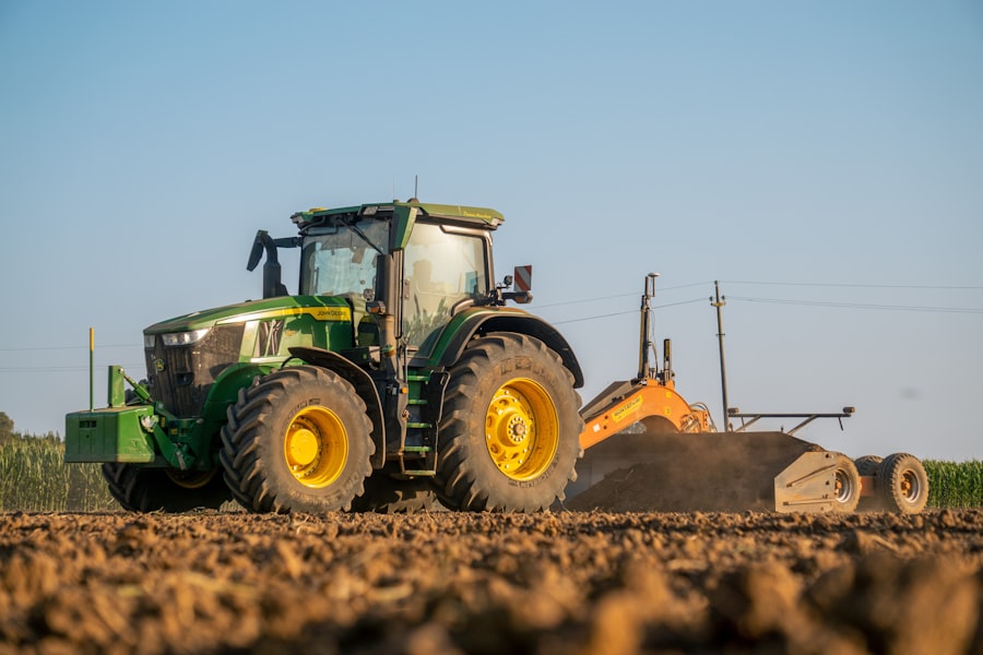 Photo agricultural machinery