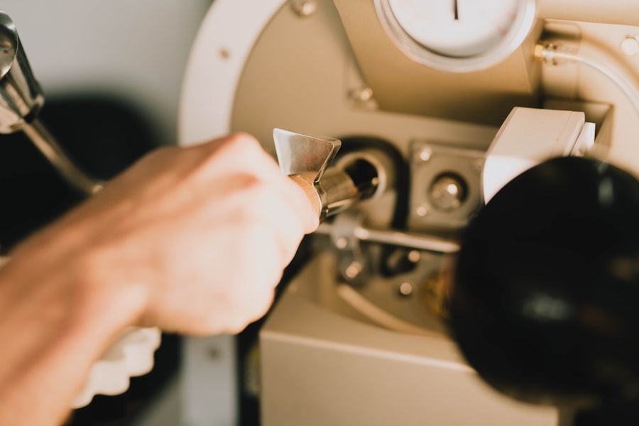 Photo coffee roaster