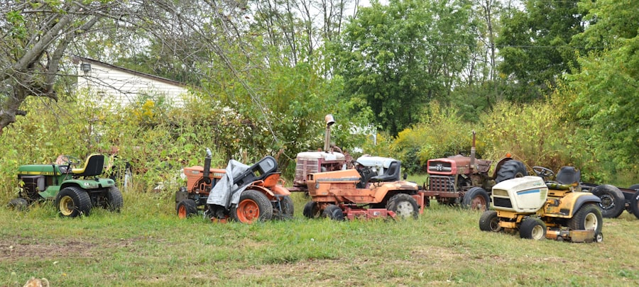 Photo antique farm machinery sale