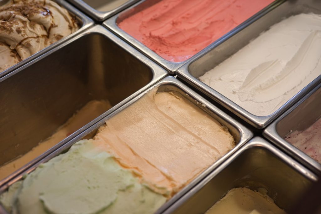 Photo soft serve ice cream machine