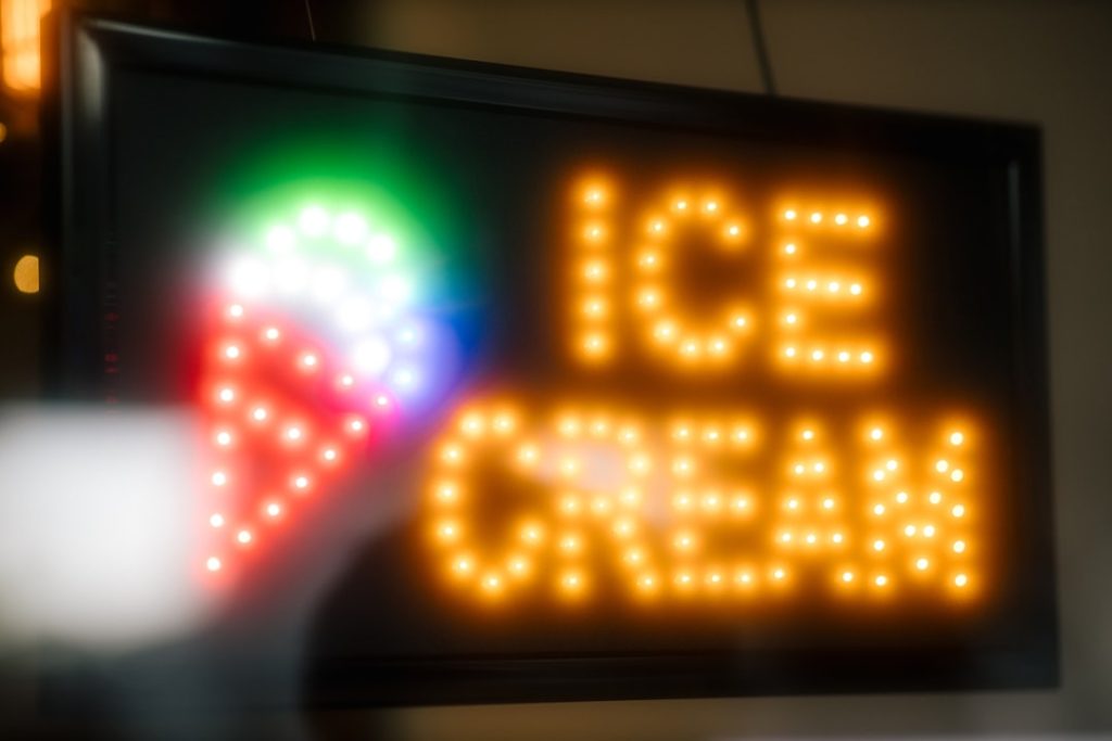 Photo ice cream machine