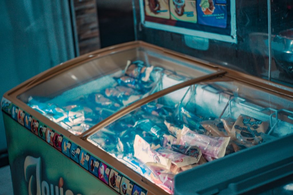 Photo softserve icecream machine