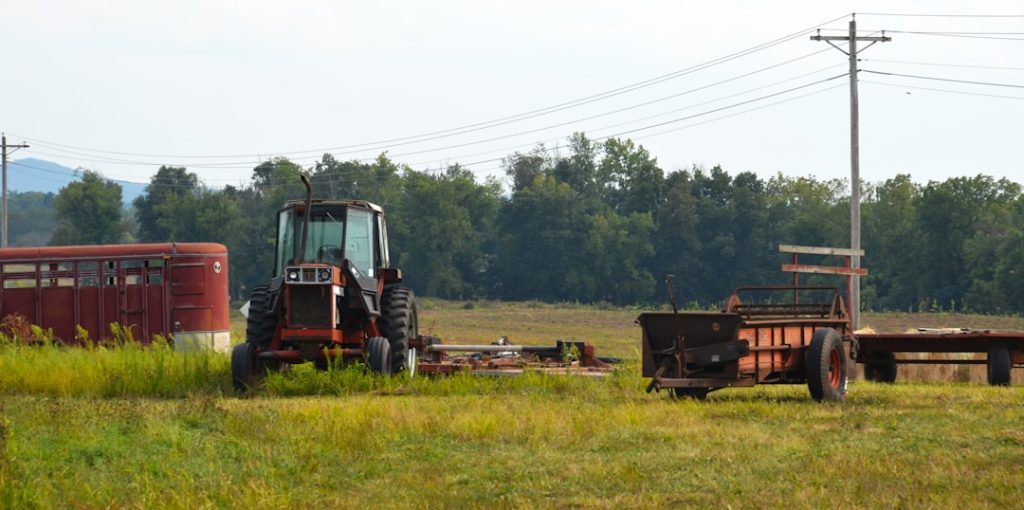 Photo farm machinery sale